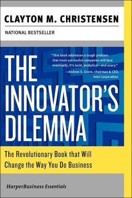 The Innovator's Dilemma by Clayton M. Christensen book cover