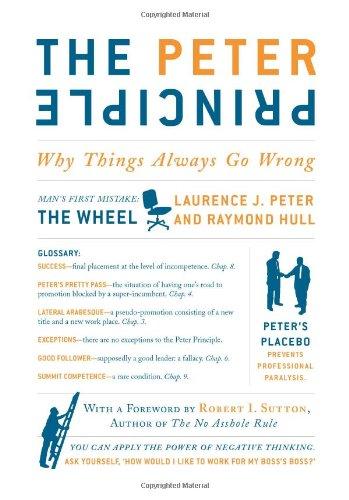 The Peter Principle by Laurence J. Peter book cover