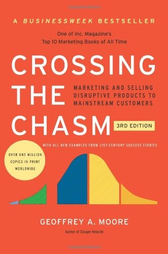 Crossing the Chasm by Geoffrey Moore book cover