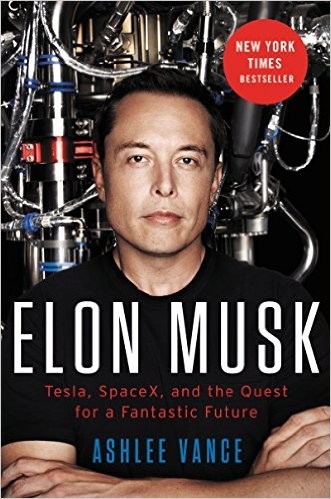 Elon Musk by Ashlee Vance book cover