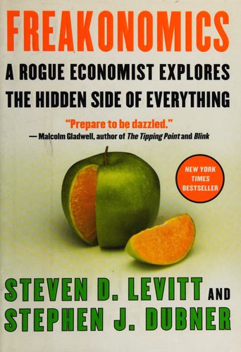 Freakonomics by Steven D. Levitt book cover