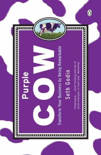 Purple Cow by Seth Godin book cover