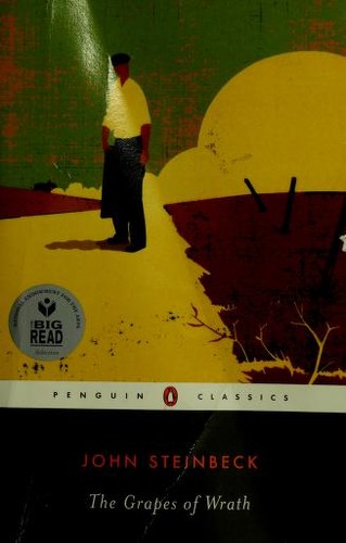 The Grapes of Wrath by John Steinbeck book cover