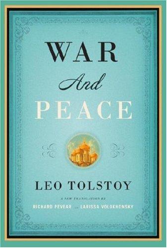 War and Peace by Leo Tolstoy book cover