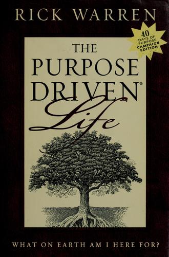 The Purpose Driven Life cover
