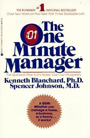 The One Minute Manager by Kenneth Blanchard & Spencer Johnson book cover