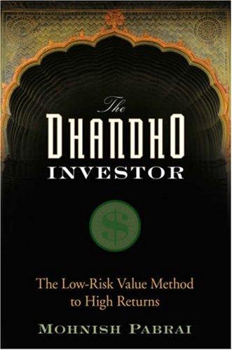 The Dhandho Investor by Mohnish Pabrai book cover