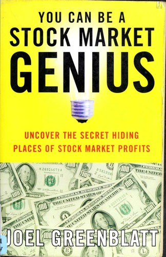You Can Be a Stock Market Genius by Joel Greenblatt book cover
