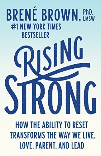 Rising Strong by Brené Brown book cover