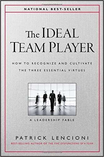 The Ideal Team Player by Patrick Lencioni book cover