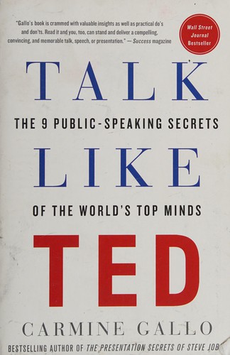 Talk Like TED by Carmine Gallo book cover