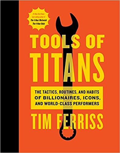 Tools of Titans by Timothy Ferriss book cover
