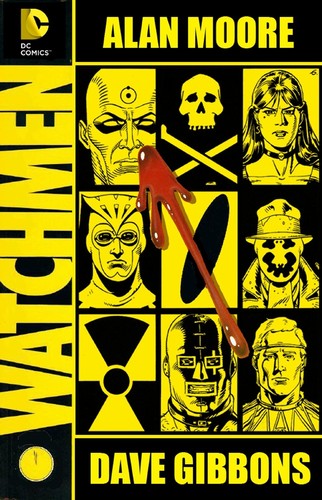 Watchmen by Alan Moore and Dave Gibbons book cover