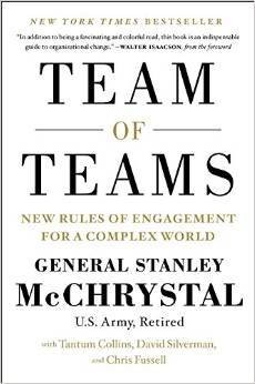 Team of Teams by Stanley A. McChrystal book cover