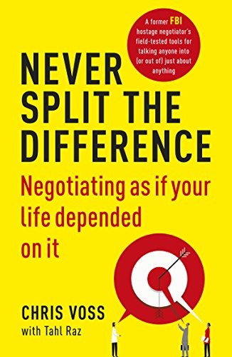 Never Split the Difference by Chris Voss book cover