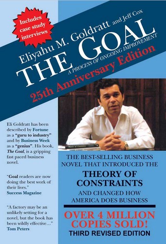 The Goal by Eliyahu M. Goldratt book cover