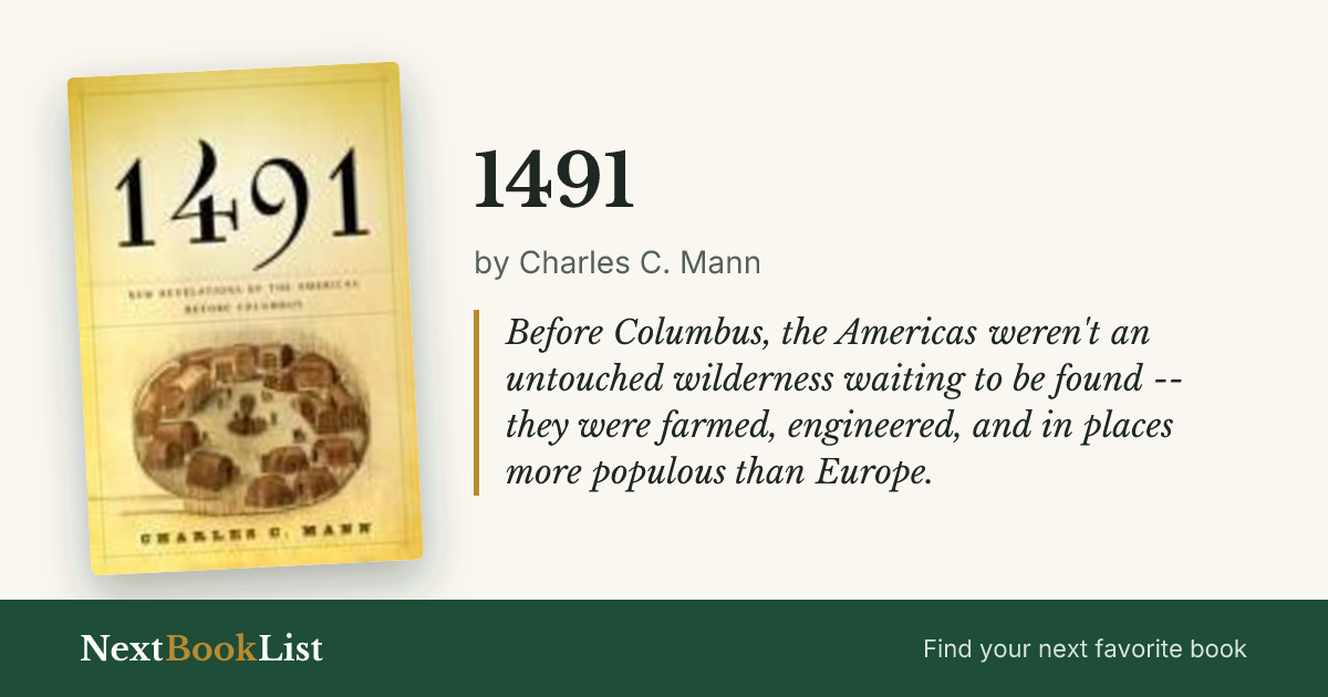 1491 by Charles C. Mann: book review and summary