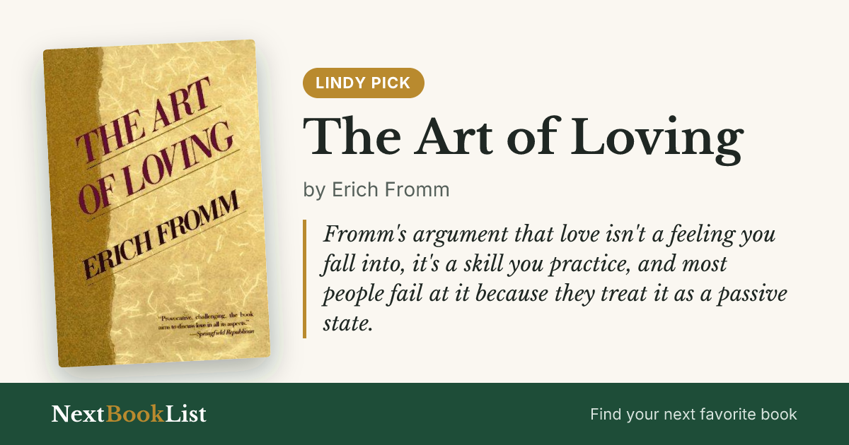The Art of Loving by Erich Fromm: book review and summary