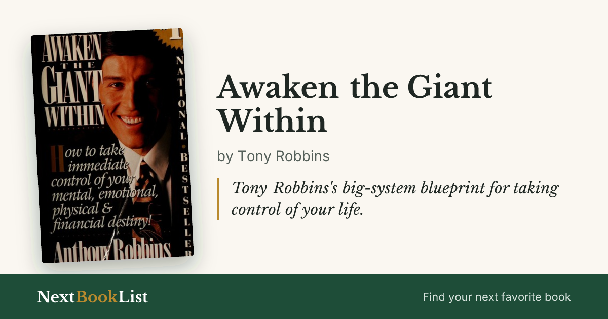 Awaken the Giant Within by Tony Robbins: book review and summary