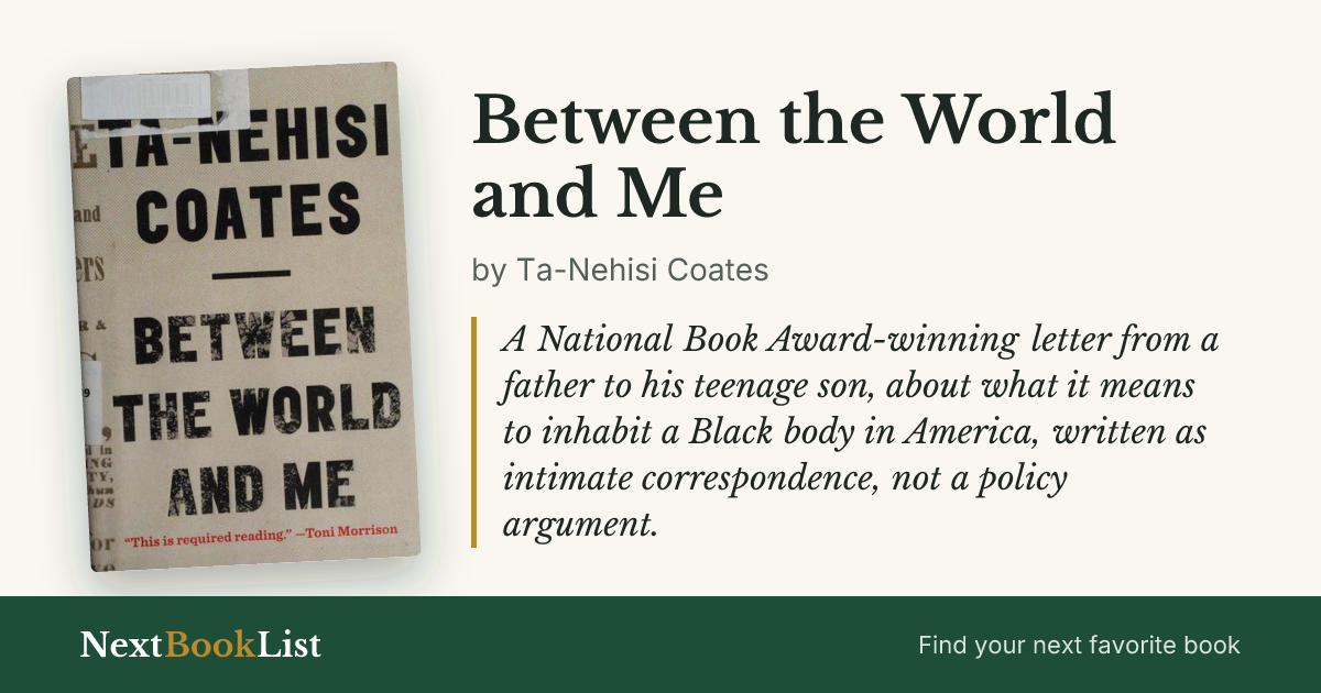 Between the World and Me by Ta-Nehisi Coates: book review and summary