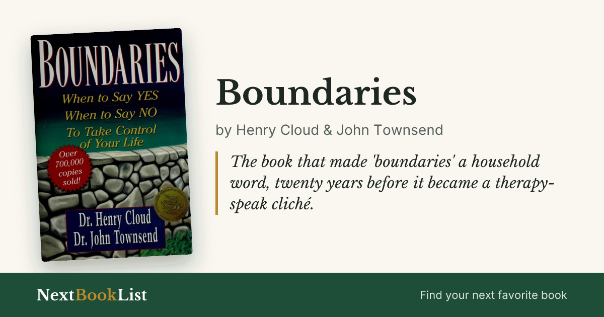 Boundaries by Henry Cloud & John Townsend: book review and summary
