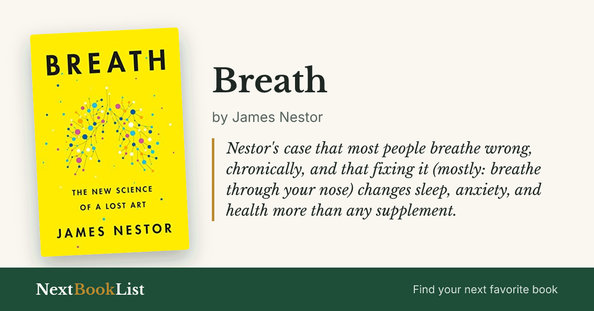 Breath by James Nestor: book review and summary