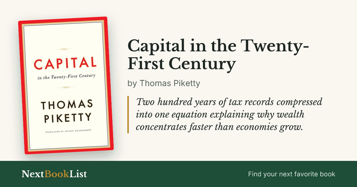 Capital in the Twenty-First Century by Thomas Piketty: book review and summary