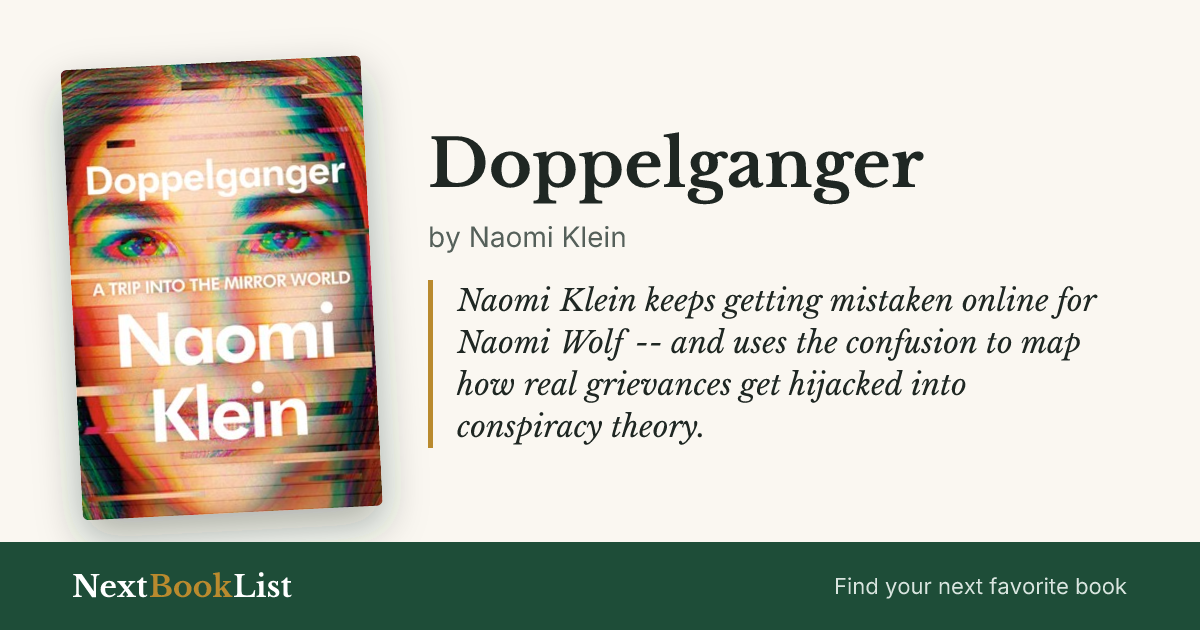 Doppelganger by Naomi Klein: book review and summary