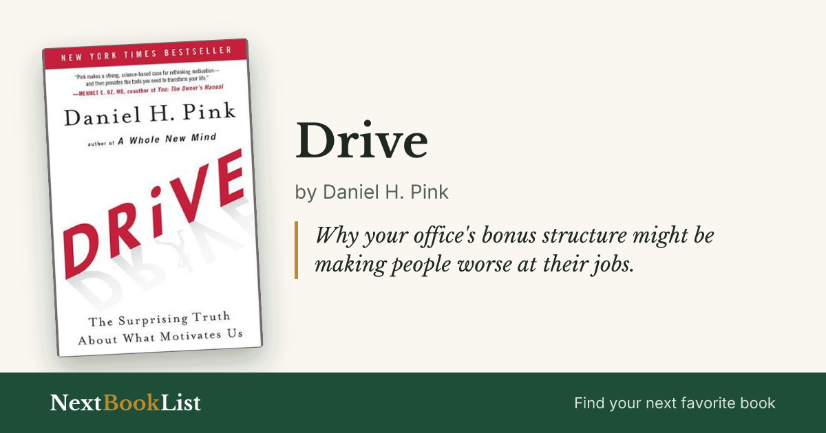 Drive by Daniel H. Pink: book review and summary