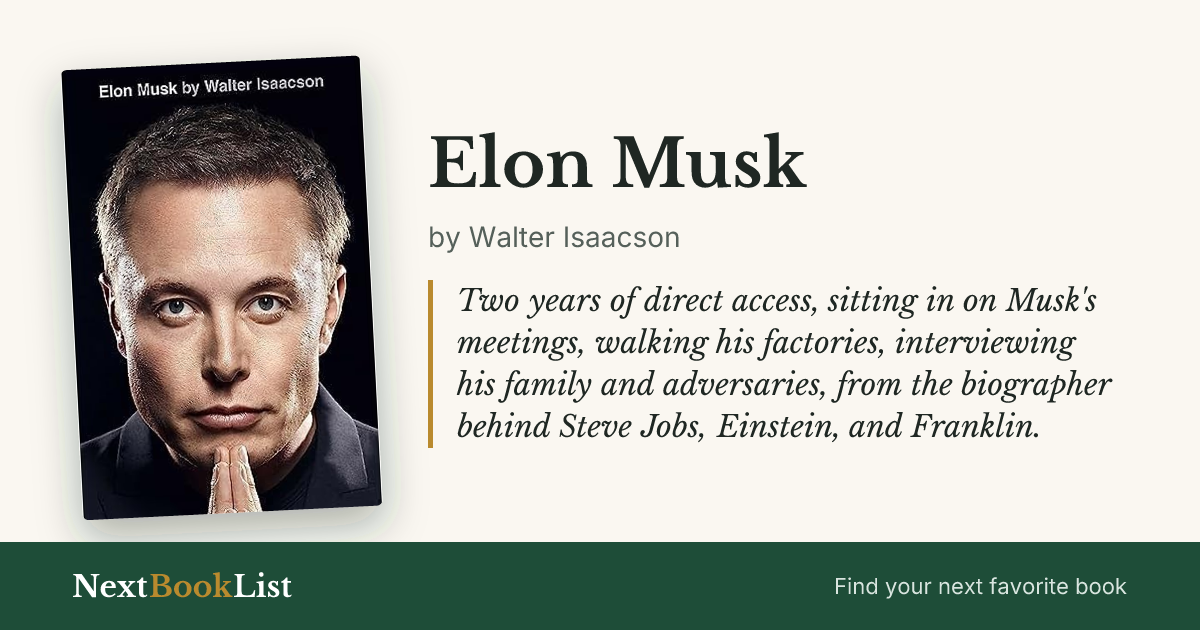 Elon Musk by Walter Isaacson: book review and summary