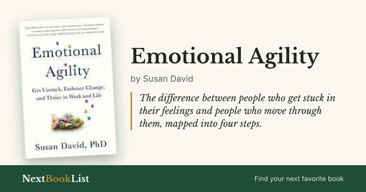 Emotional Agility by Susan David: book review and summary