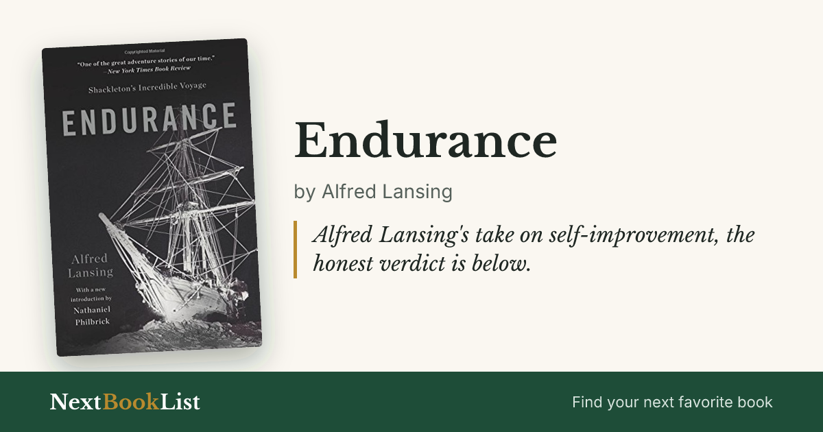 Endurance by Alfred Lansing: book review and summary