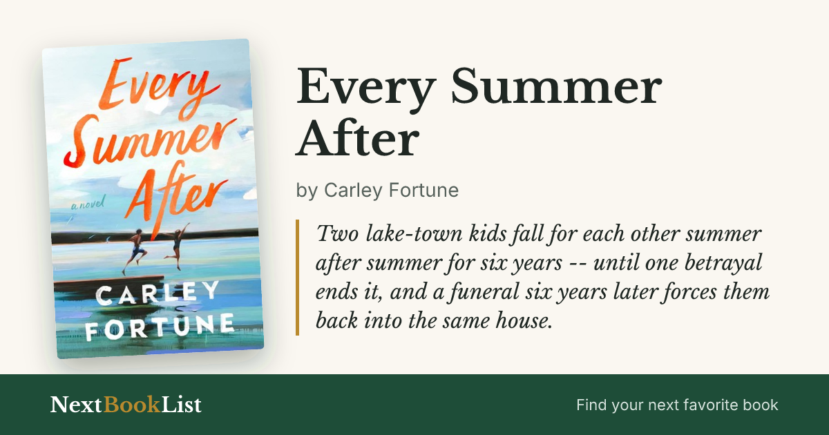 Every Summer After by Carley Fortune: book review and summary