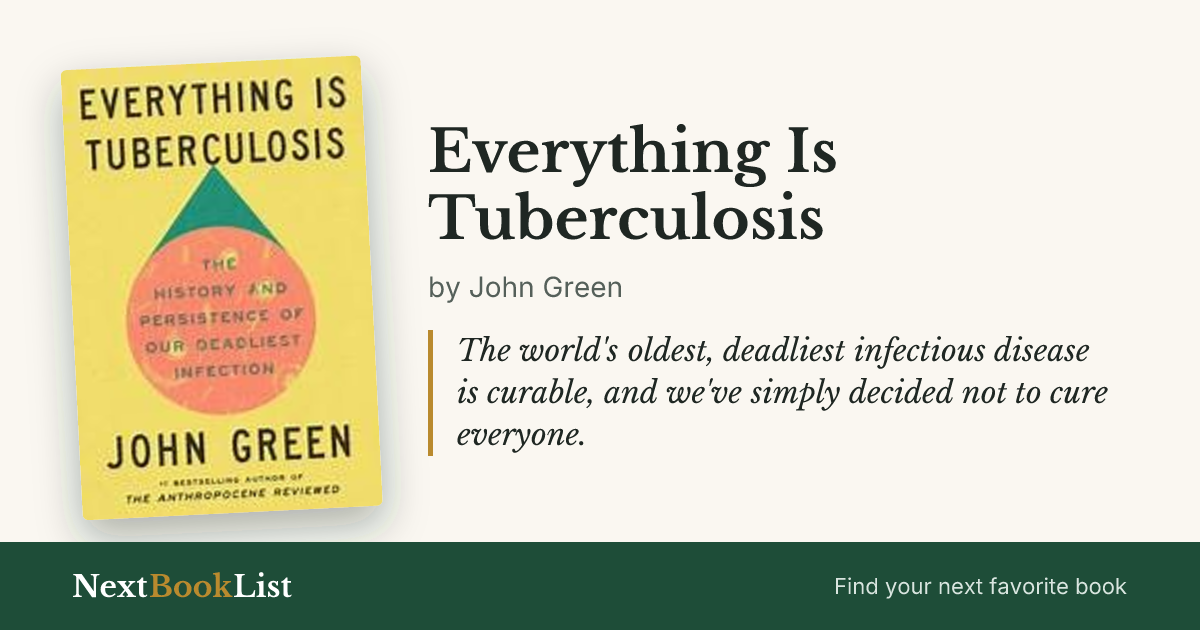 Everything Is Tuberculosis by John Green: book review and summary