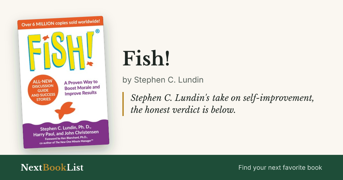 Fish! by Stephen C. Lundin: book review and summary