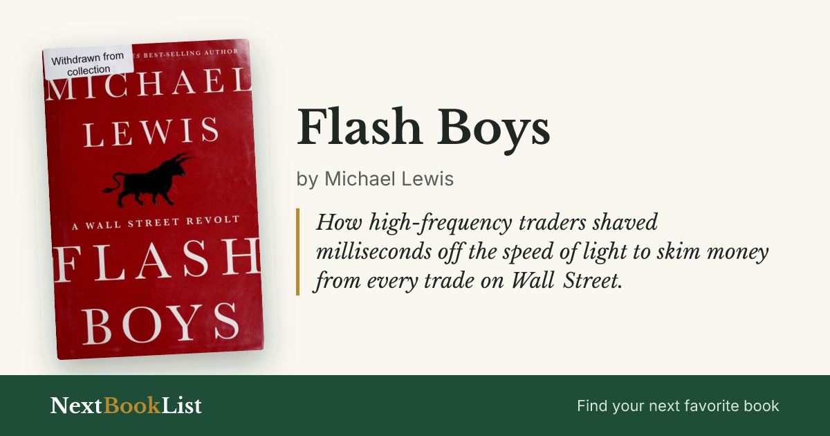 Flash Boys by Michael Lewis: book review and summary