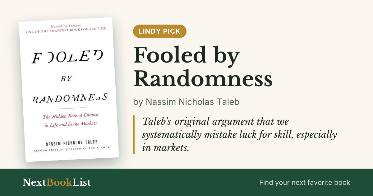 Fooled by Randomness by Nassim Nicholas Taleb: book review and summary