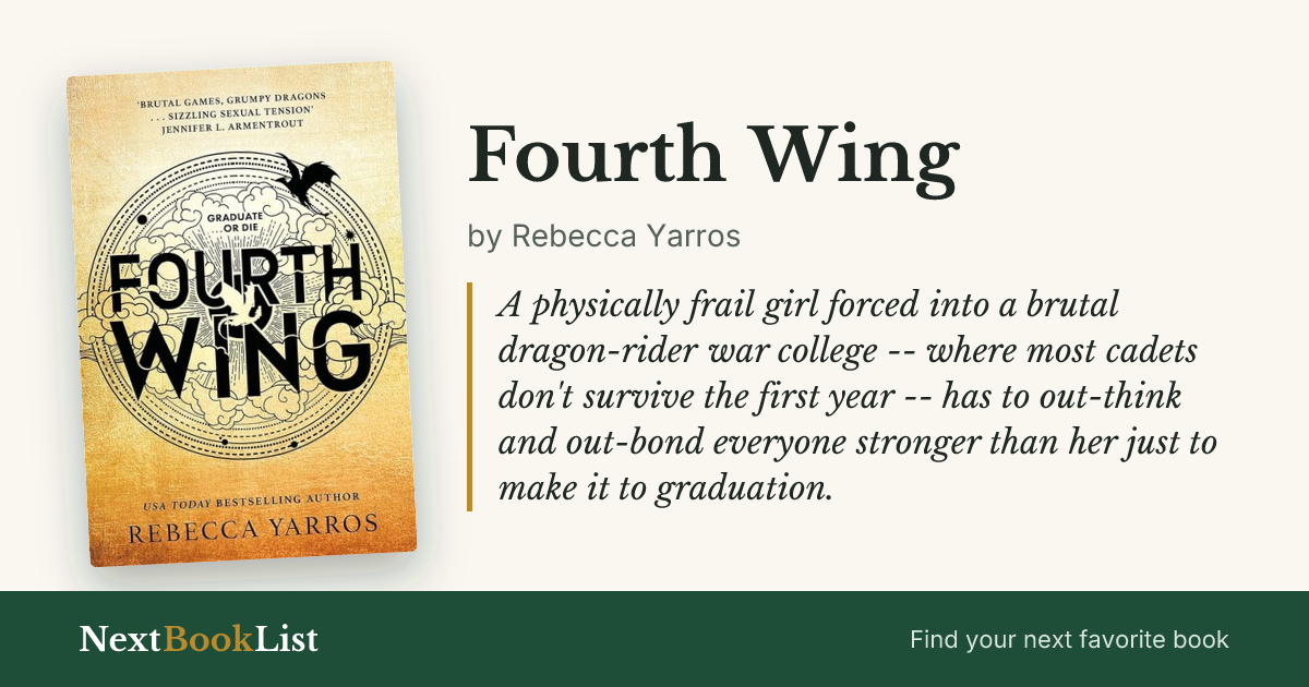 Fourth Wing by Rebecca Yarros: book review and summary