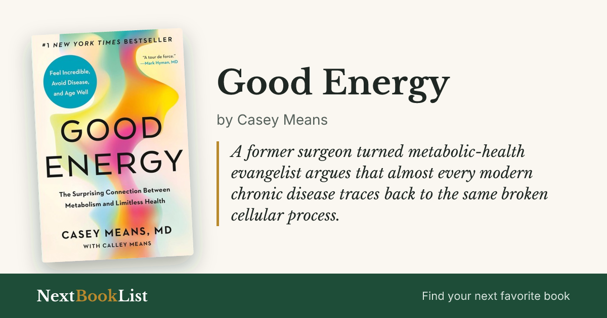 Good Energy by Casey Means: book review and summary