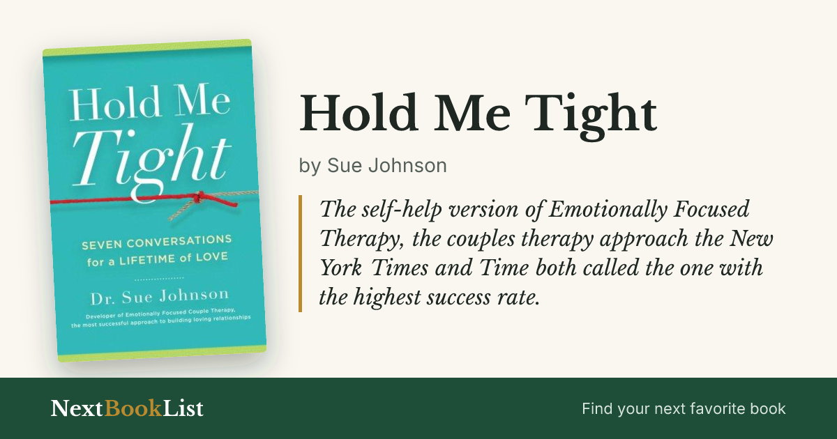 Hold Me Tight by Sue Johnson: book review and summary