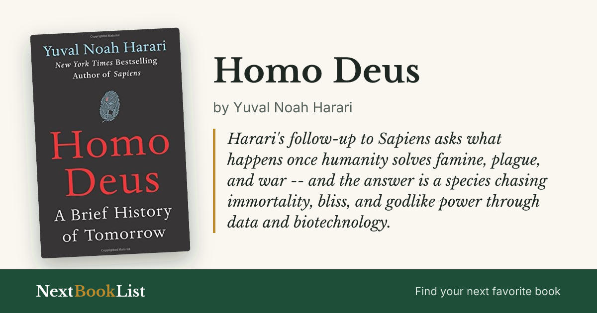Homo Deus by Yuval Noah Harari: book review and summary