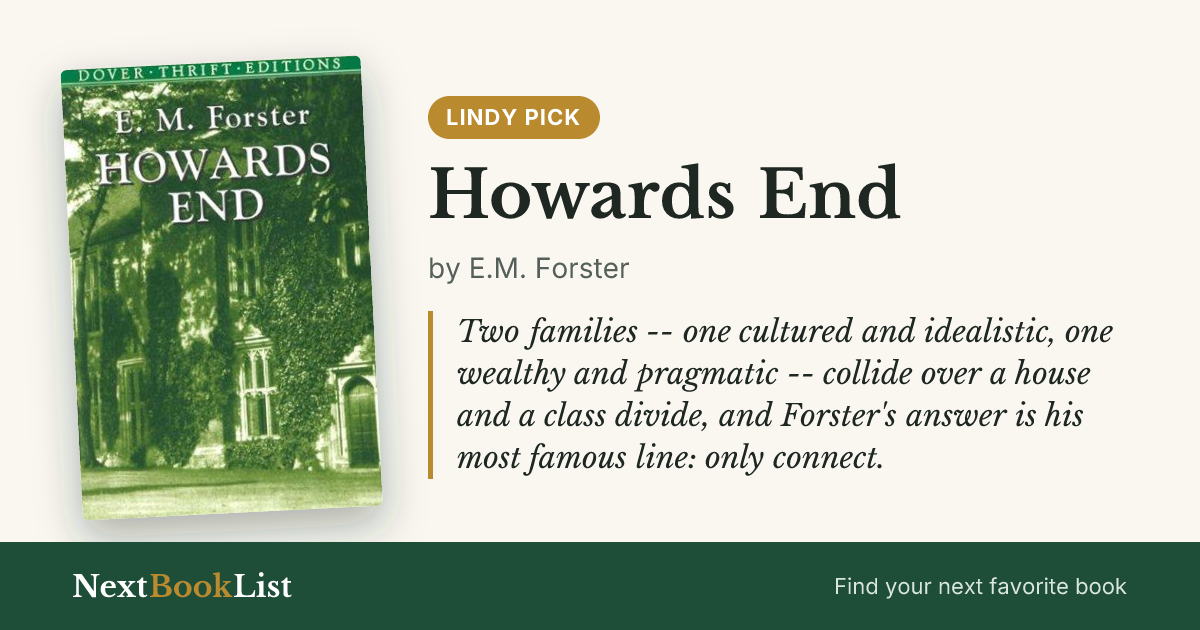 Howards End by E.M. Forster: book review and summary
