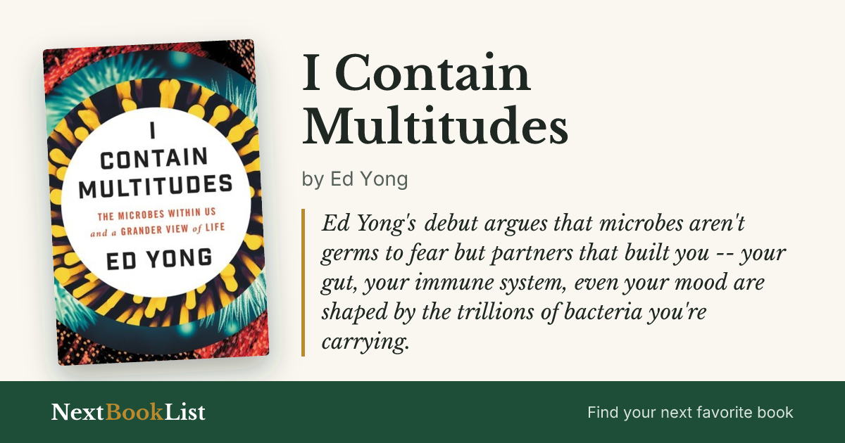 I Contain Multitudes by Ed Yong: book review and summary
