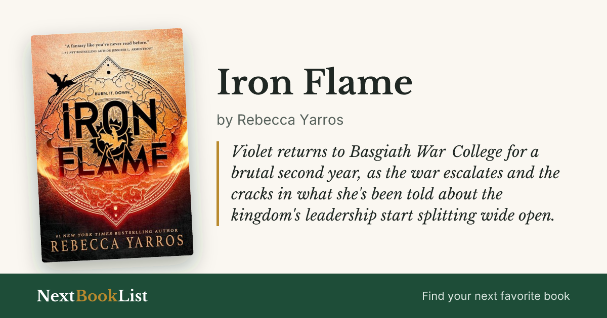 Iron Flame by Rebecca Yarros: book review and summary