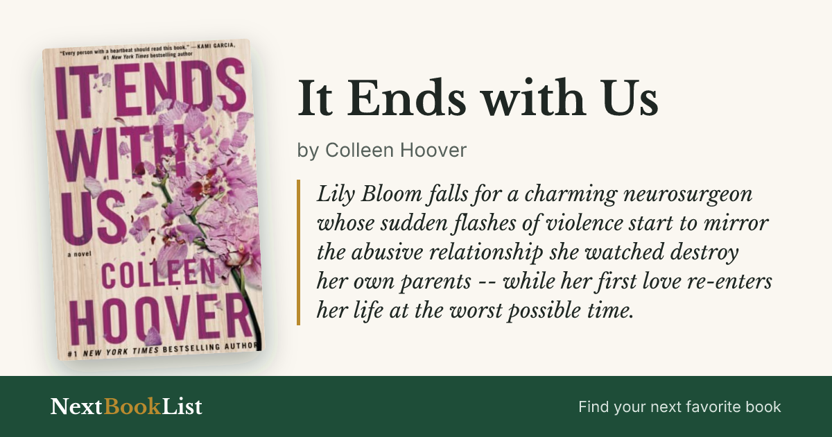 It Ends with Us by Colleen Hoover: book review and summary