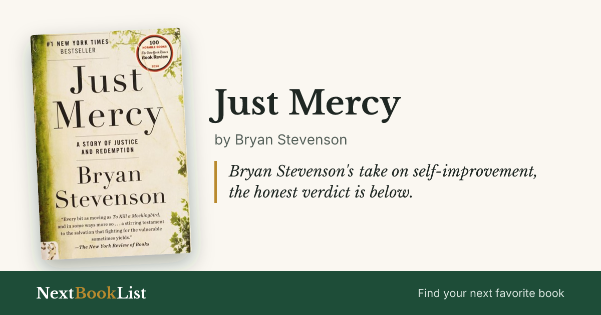 Just Mercy by Bryan Stevenson: book review and summary