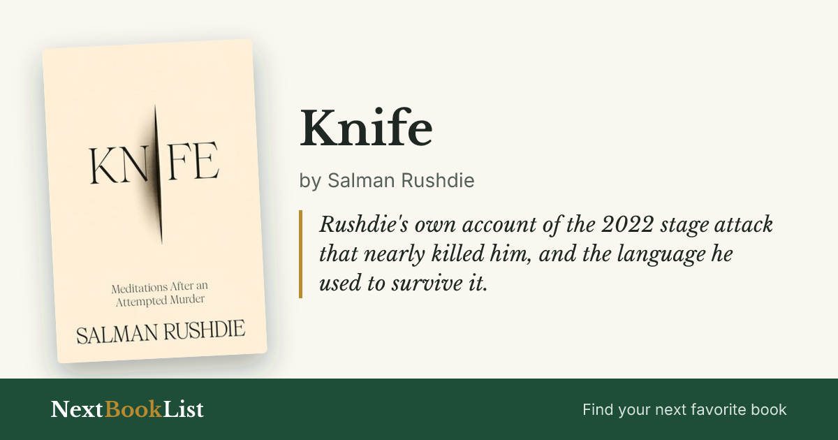 Knife by Salman Rushdie: book review and summary