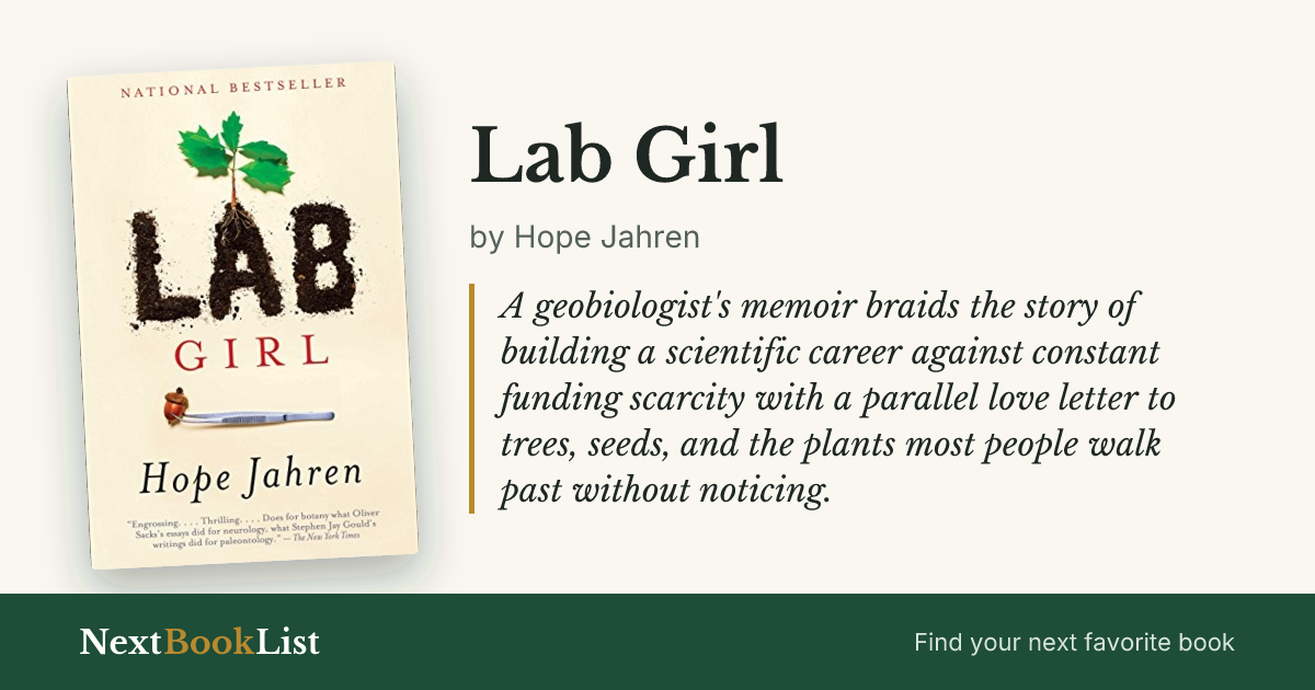 Lab Girl by Hope Jahren: book review and summary
