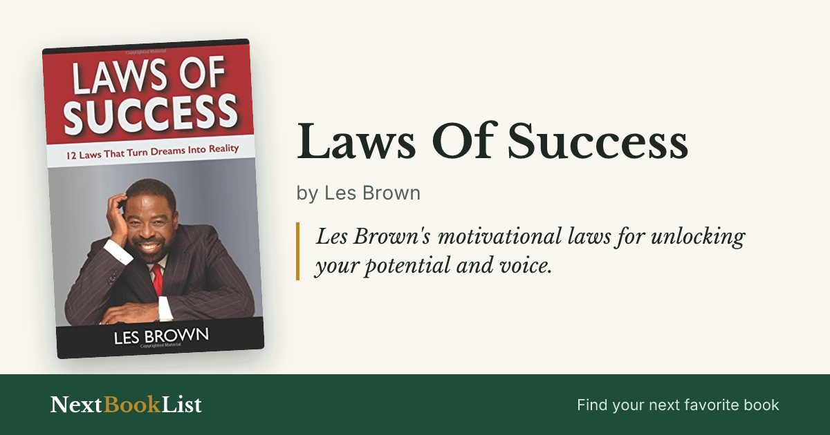 Laws Of Success by Les Brown: book review and summary