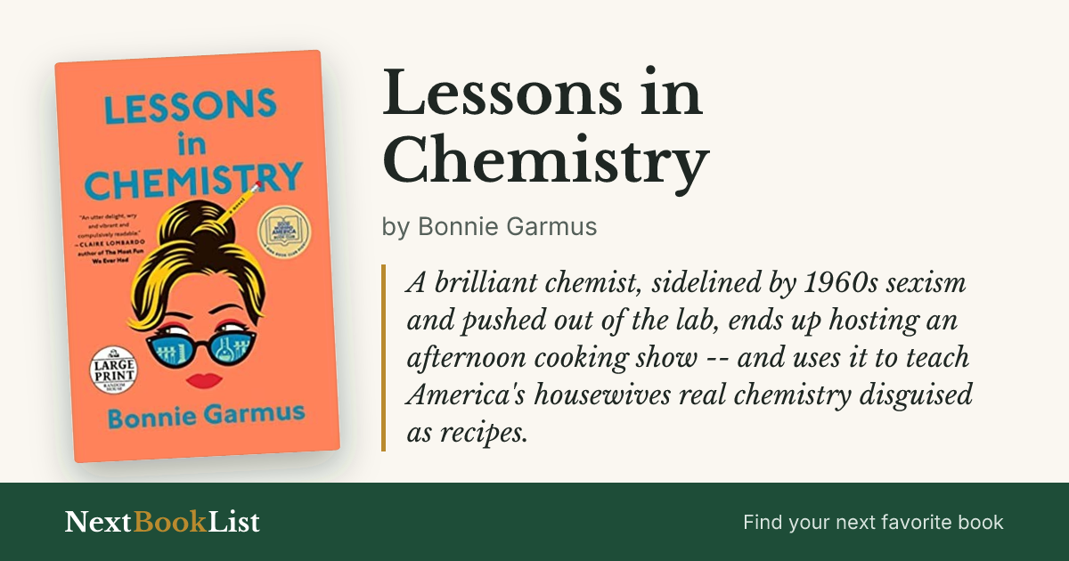 Lessons in Chemistry by Bonnie Garmus: book review and summary